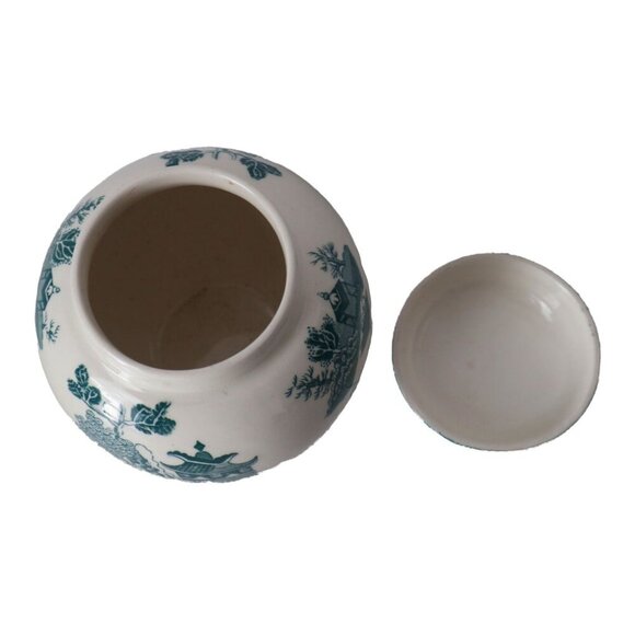 Vintage Ironstone Mason's Ginger Jar Teal Willow - Picture 4 of 6